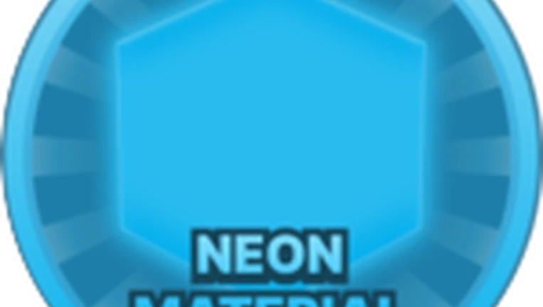 ภาพทางการ Plane Crazy เหรียญ Neon Material สีฟ้า · Pass Neon Material · 784302542
