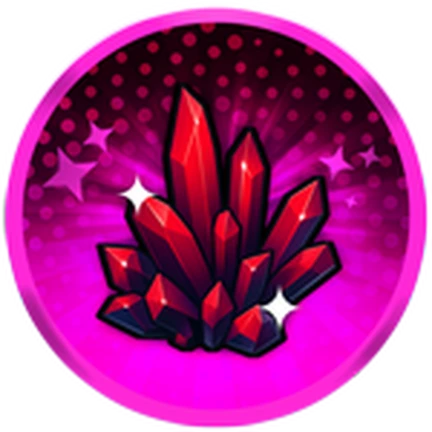 ภาพทางการ Prospecting! ตราวงชมพูรูปผลึกแดง Mythical · Badge Mythical Find · 2842427147898696