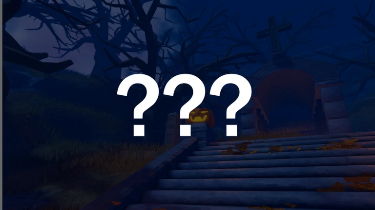 ภาพทางการ Prospecting! ฉากฮาโลวีนมืดพร้อมฟักทองและเครื่องหมายคำถาม · Event HALLOWEEN PT 2 · 5650652804339728958