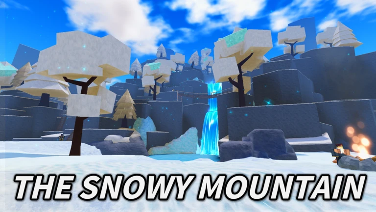ภาพทางการ Prospecting! ฉากภูเขาหิมะกับคำ The Snowy Mountain · Event Snowy Island · 4541113138870485435