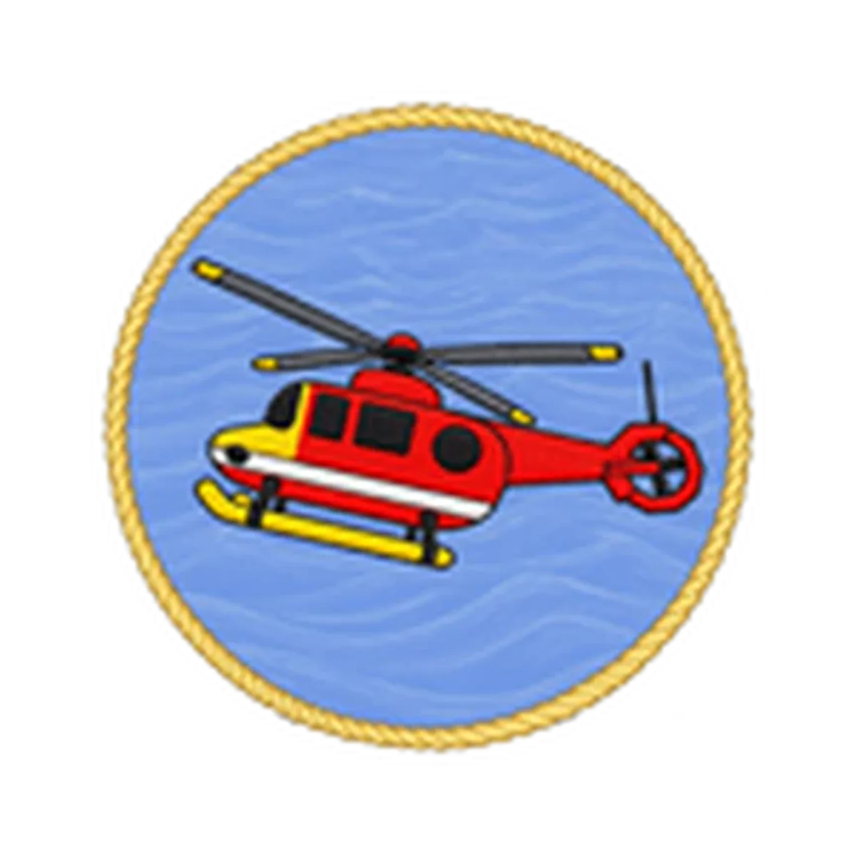 ไอคอน Badge Rescued! ทางการ จาก Roblox สำหรับ 100 Days At Sea Wiki