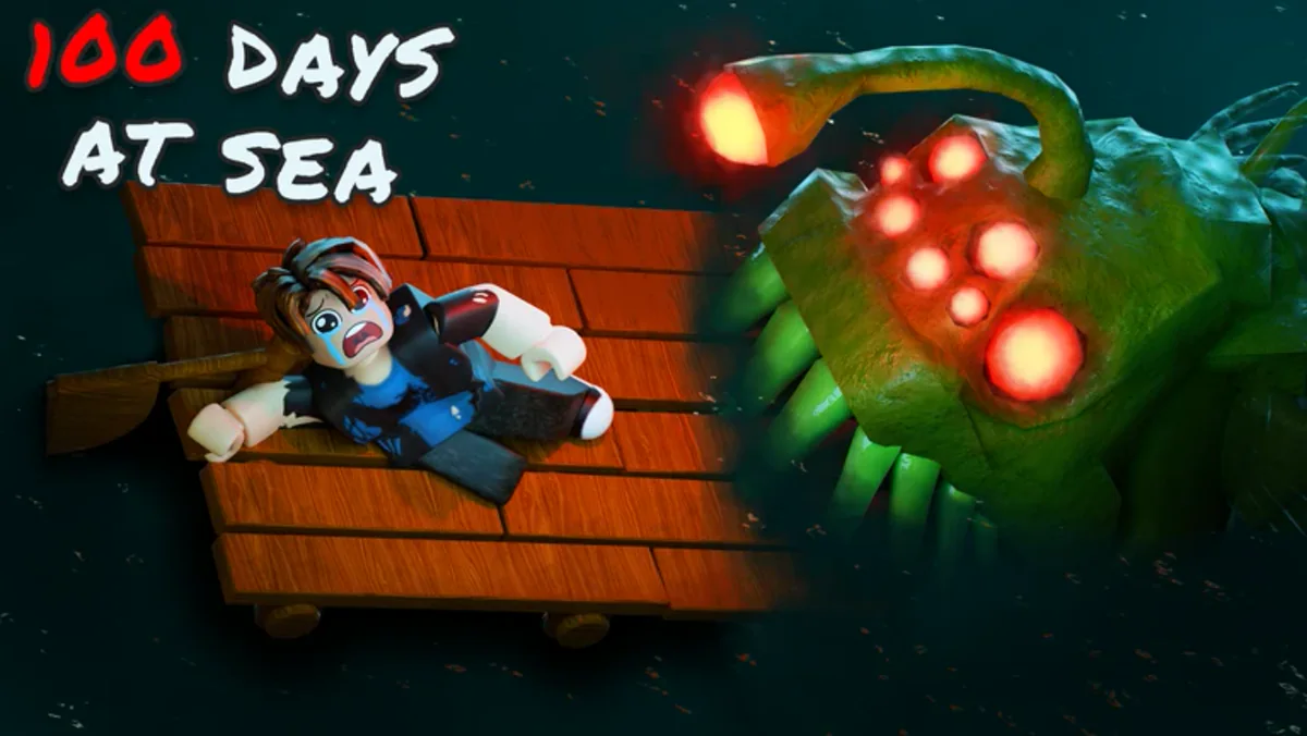 ภาพโปรโมตทางการ 10 จาก Roblox สำหรับ 100 Days At Sea Wiki