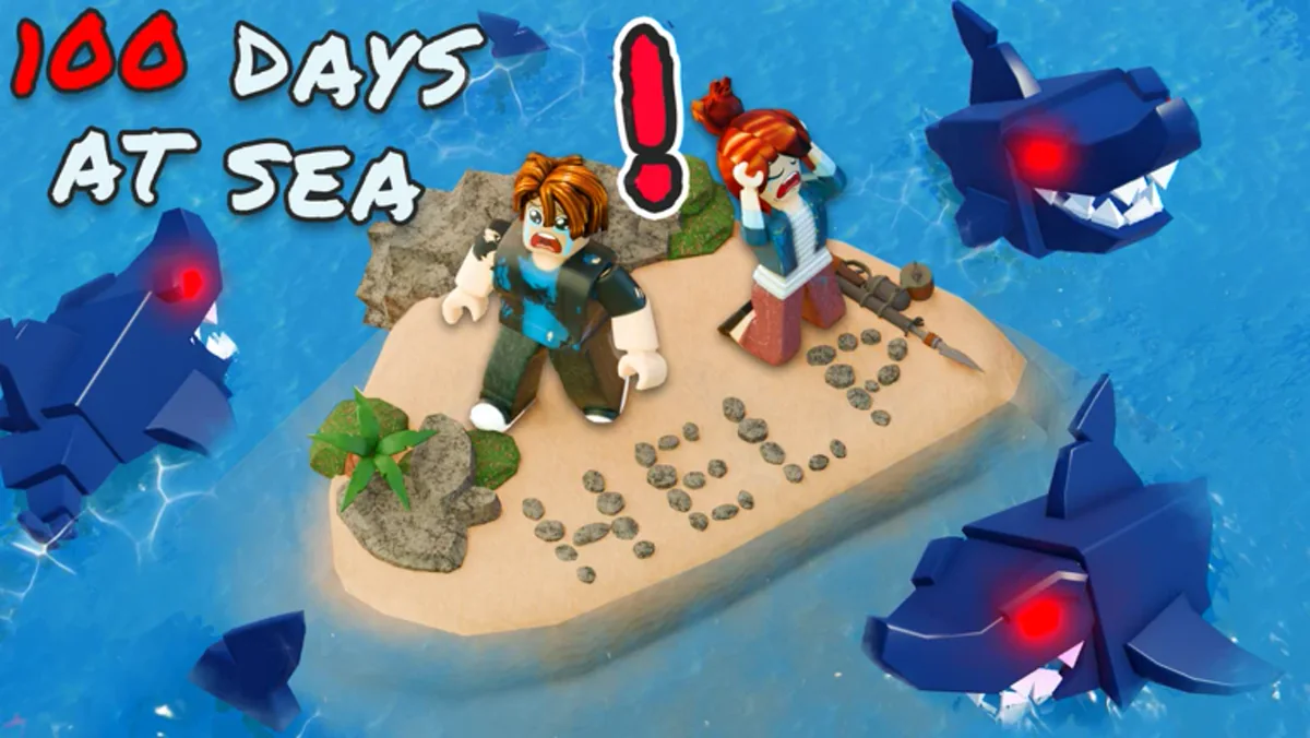 ภาพโปรโมตทางการ 9 จาก Roblox สำหรับ 100 Days At Sea Wiki