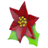 Poinsettia Hair Clip — ภาพรายการจากคลังทางการ Adopt Me