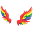 Pride Wings — ภาพรายการจากคลังทางการ Adopt Me