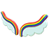 Rainbow Cloud Wings — ภาพรายการจากคลังทางการ Adopt Me