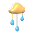 Rainy Clouds Earrings — ภาพรายการจากคลังทางการ Adopt Me