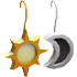 Sun & Moon Earrings — ภาพรายการจากคลังทางการ Adopt Me