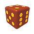 Custom Caramel Dice — ภาพรายการจากคลังทางการ Adopt Me