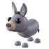 Donkey — ภาพรายการจากคลังทางการ Adopt Me