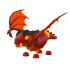 Lava Dragon — ภาพรายการจากคลังทางการ Adopt Me
