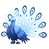 Moonbeam Peacock — ภาพรายการจากคลังทางการ Adopt Me