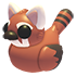 Red Panda Ducky — ภาพรายการจากคลังทางการ Adopt Me