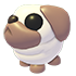 Snowball Pug — ภาพรายการจากคลังทางการ Adopt Me