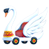 Swan Stroller — ภาพรายการจากคลังทางการ Adopt Me