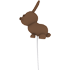 Chocolate Bunny Balloon — ภาพรายการจากคลังทางการ Adopt Me