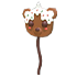 Gingerbread Bear Balloon — ภาพรายการจากคลังทางการ Adopt Me