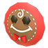 Gingerbread Face Flying Disc — ภาพรายการจากคลังทางการ Adopt Me