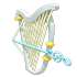 Harp Grappling Hook — ภาพรายการจากคลังทางการ Adopt Me
