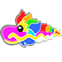Rainbow Dragon Kite — ภาพรายการจากคลังทางการ Adopt Me