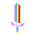 Rainbow Sword — ภาพรายการจากคลังทางการ Adopt Me