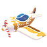 Gingerbread Stunt Plane — ภาพรายการจากคลังทางการ Adopt Me