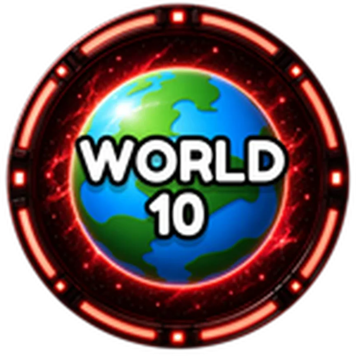 ไอคอน Badge World 10 ทางการของ Anime Astral Simulator