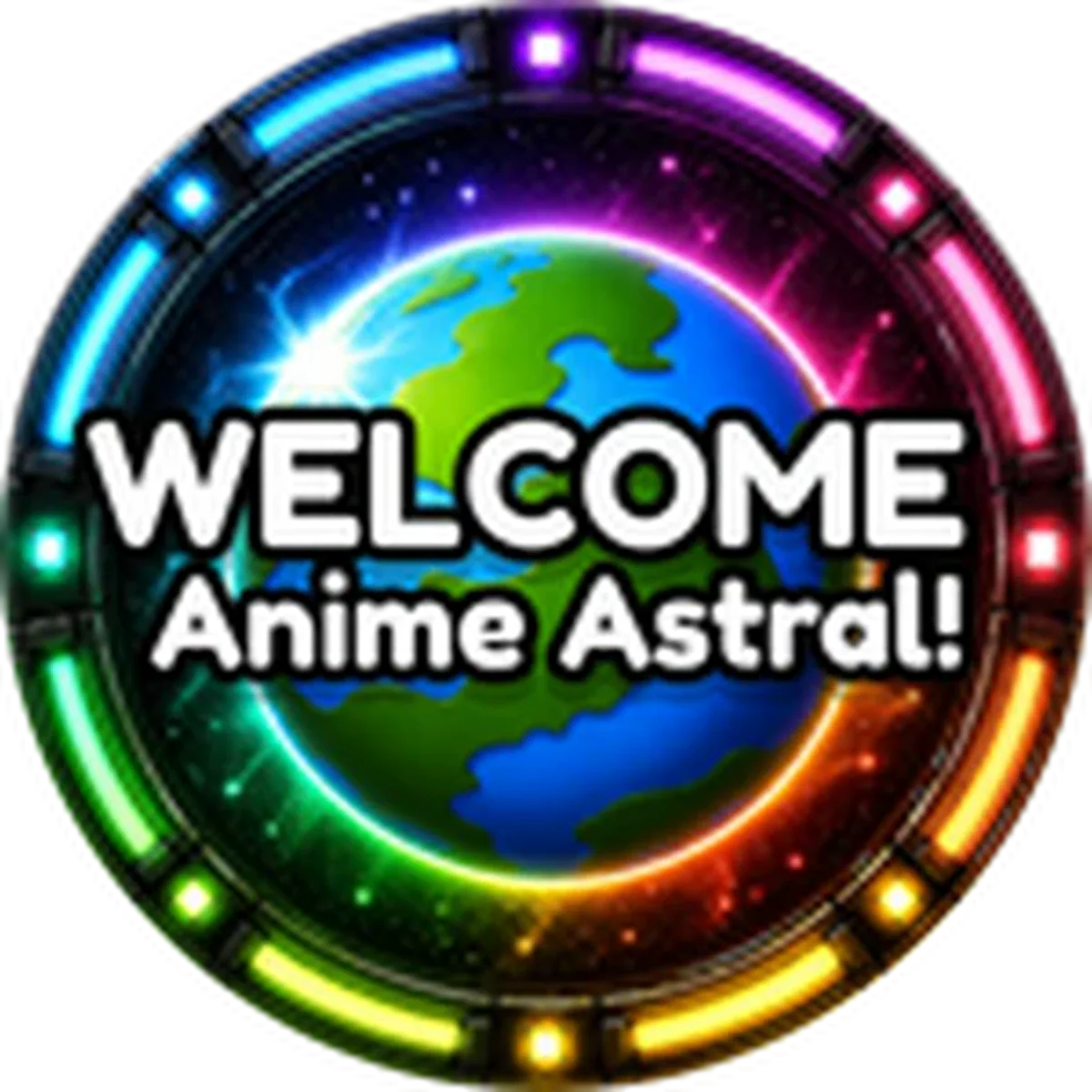 ไอคอน Badge Welcome to Astral! ทางการของ Anime Astral Simulator
