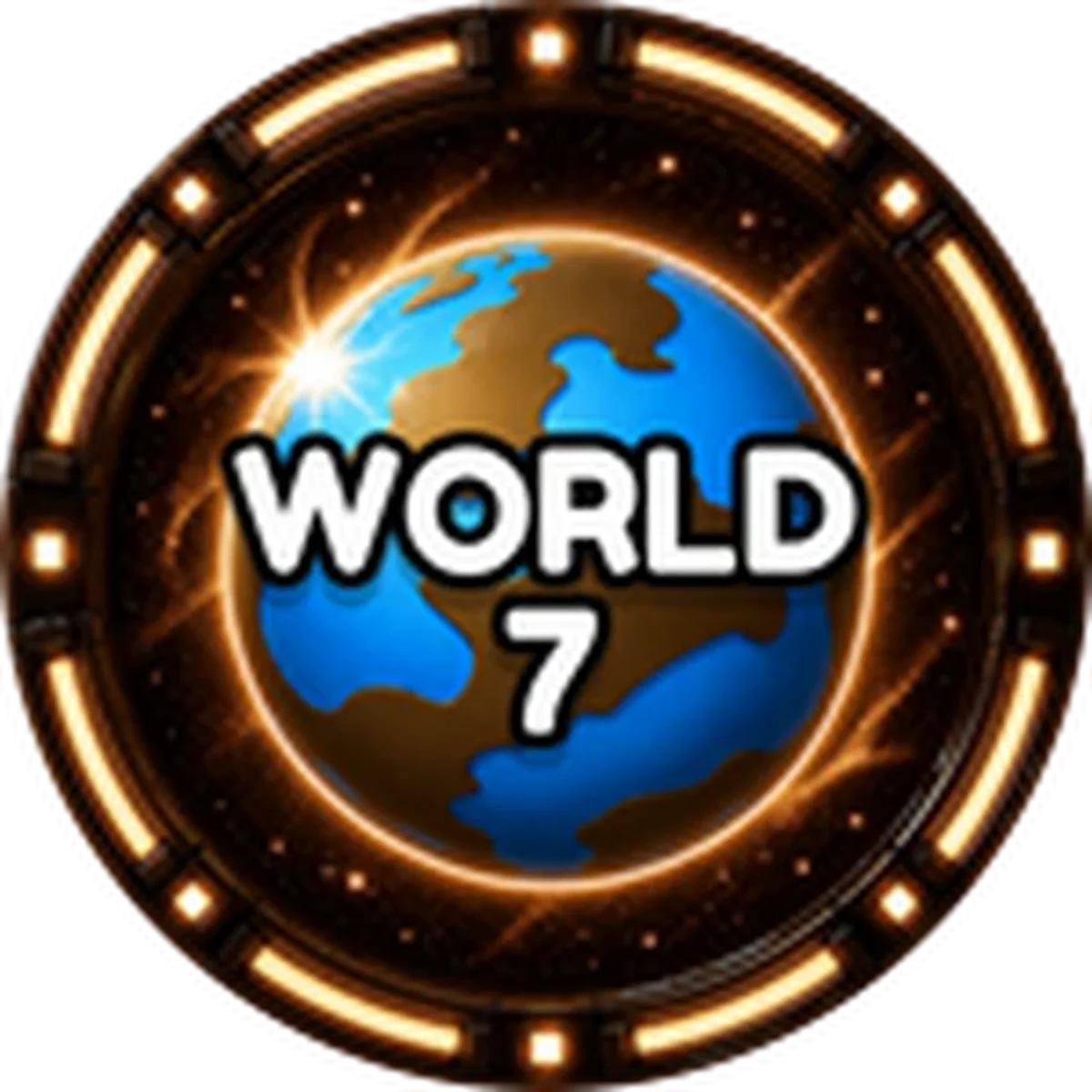 ไอคอน Badge World 7 ทางการของ Anime Astral Simulator