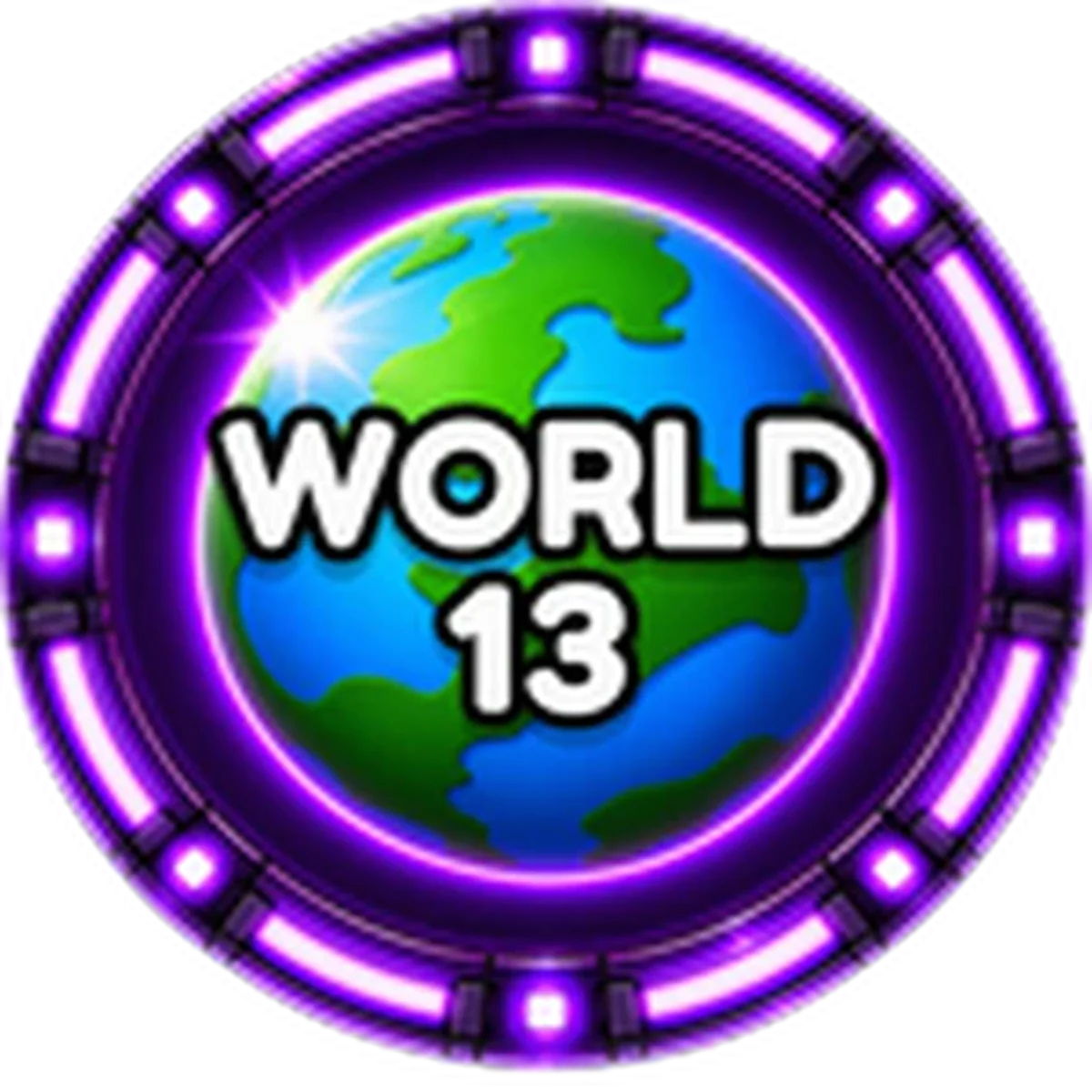 ไอคอน Badge World 13 ทางการของ Anime Astral Simulator