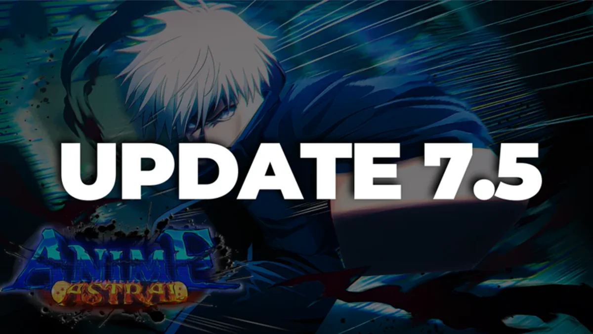 โปสเตอร์ Event UPDATE 7.5 ทางการของ Anime Astral Simulator