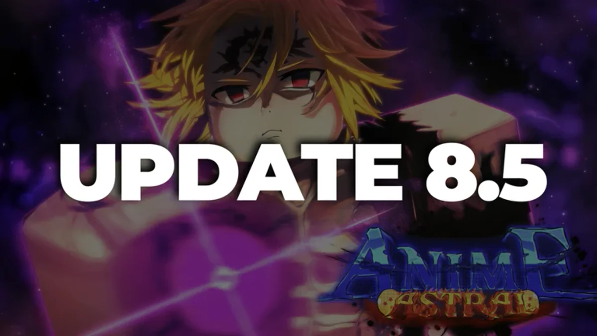 โปสเตอร์ Event UPDATE 8.5 ทางการของ Anime Astral Simulator