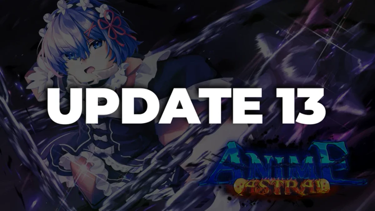 โปสเตอร์ Event UPDATE 13! ทางการของ Anime Astral Simulator