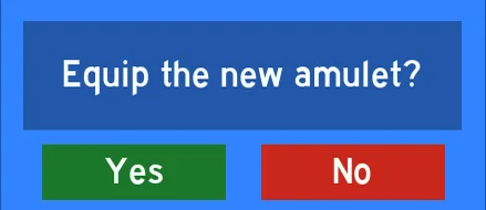 ภาพหน้าจอเปรียบเทียบ Amulet ใหม่ใน Bee Swarm Simulator