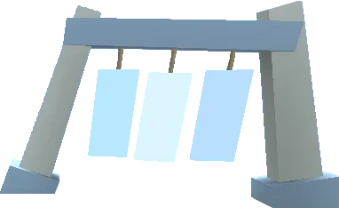 ภาพ Wind Shrine บนแท่นใน Bee Swarm Simulator