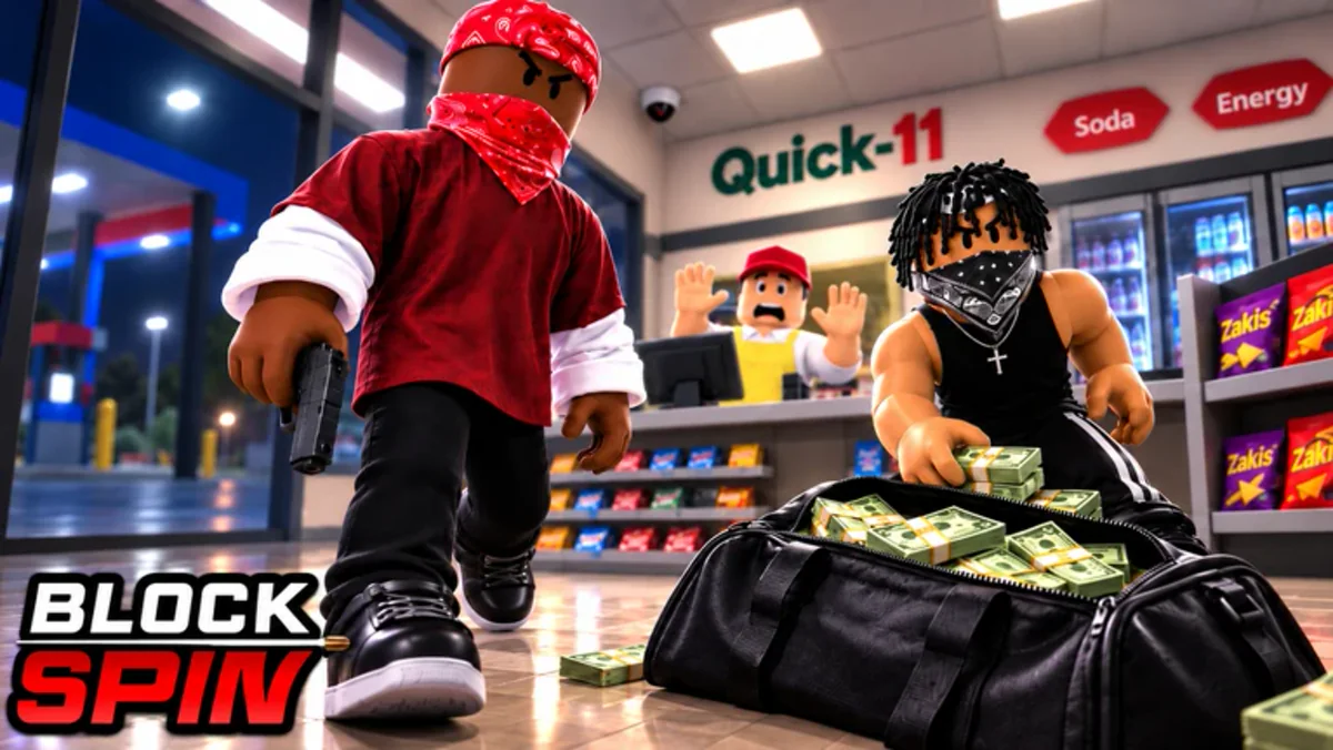 ภาพโปรโมต BlockSpin ทางการ 3 จาก Roblox สำหรับ BlockSpin Wiki