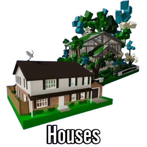 ภาพประกอบ Houses จาก Brookhaven Wiki