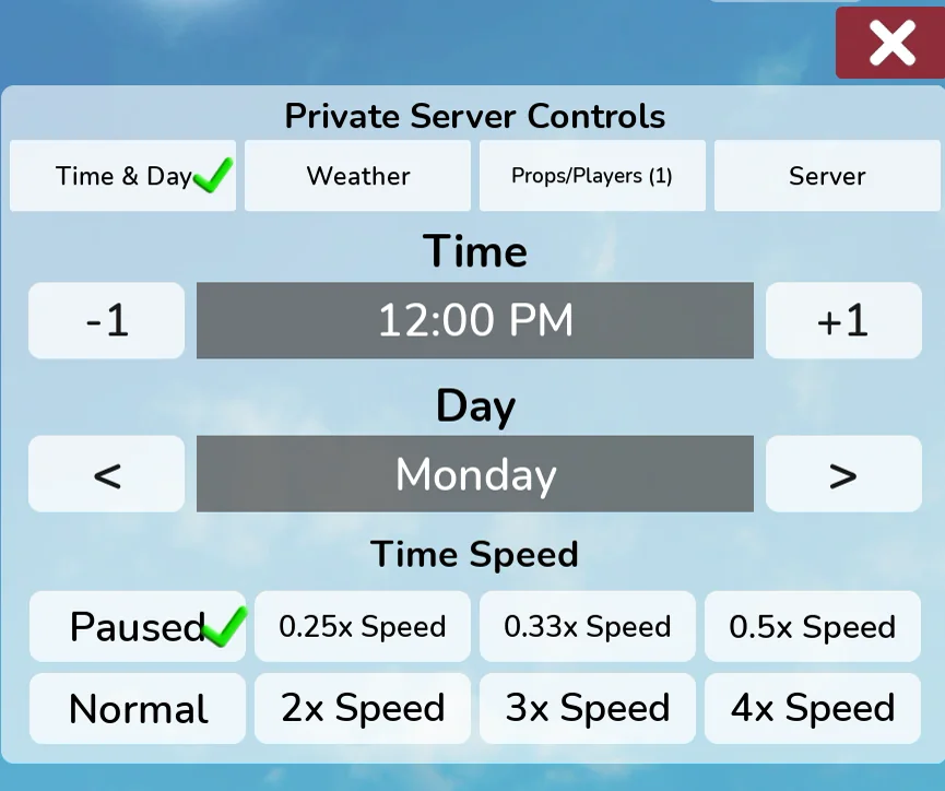 ภาพประกอบ Private Server จาก Brookhaven Wiki