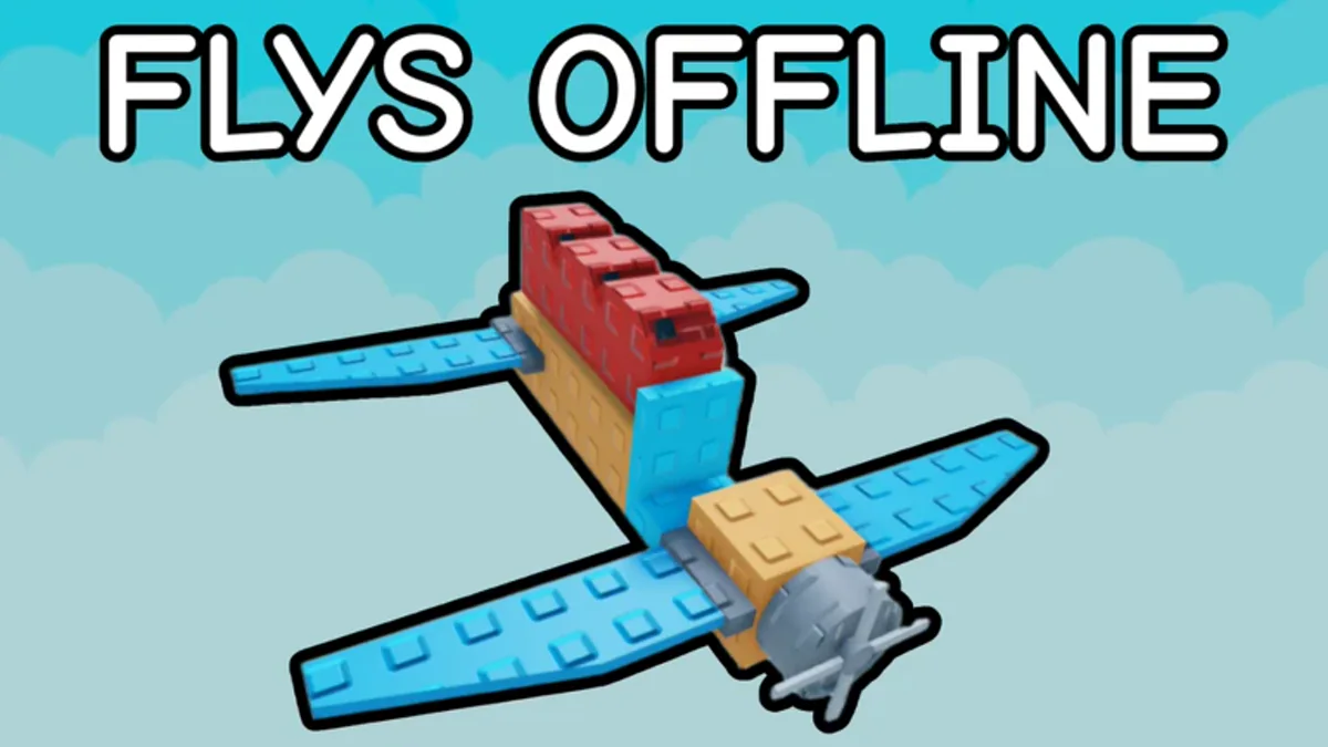 ภาพสื่อทางการ Build A Plane แสดงแบบเครื่องบินบล็อกสีฟ้ากับกระป๋องสีแดง