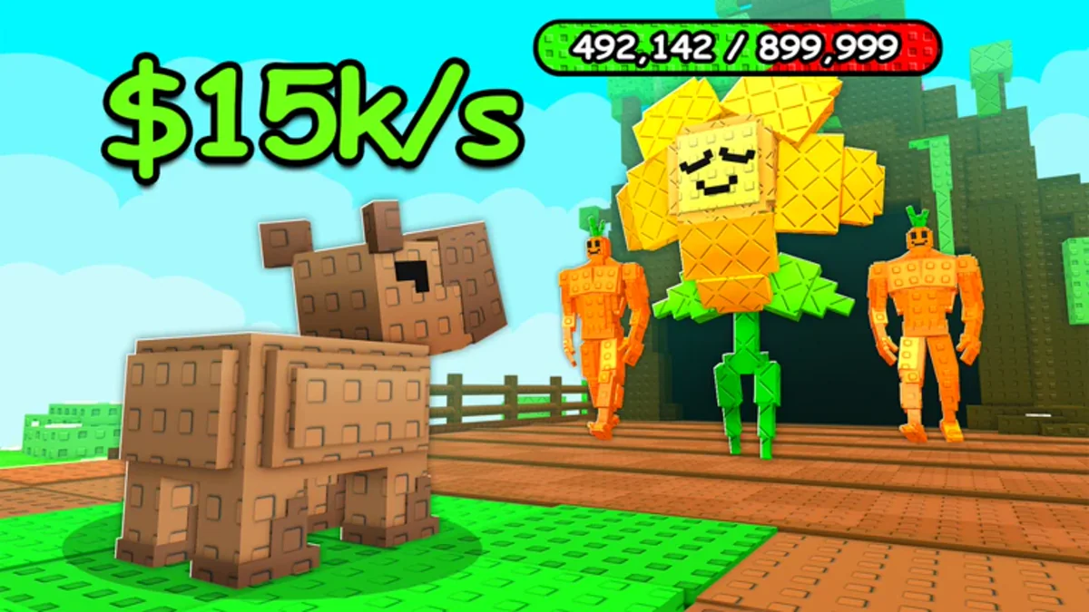 ภาพโปรโมต Capybaras VS Plants ทางการ 3 จาก Roblox สำหรับ Capybaras VS Plants Wiki