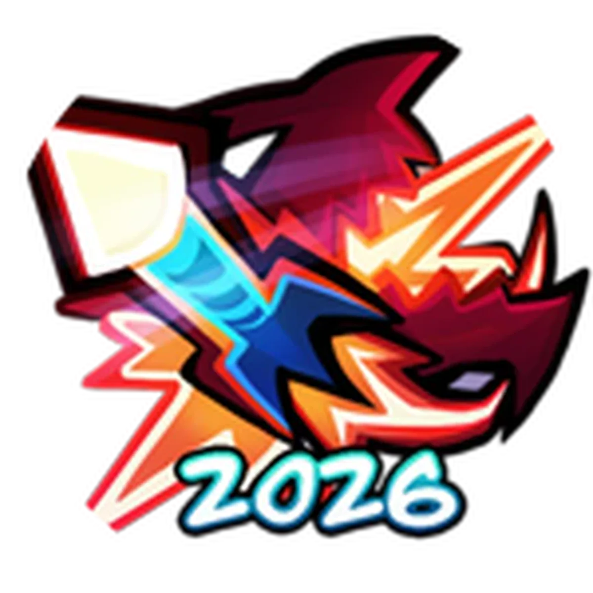 ไอคอน Badge Fireworks 2026 ทางการ จาก Roblox สำหรับ Creatures of Sonaria Wiki