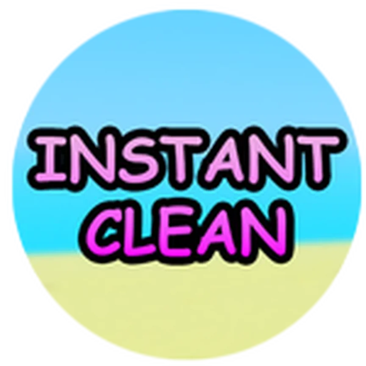 ไอคอน Pass Instant Clean ของ Dig & Clean แสดงข้อความ/สัญลักษณ์ Instant Clean