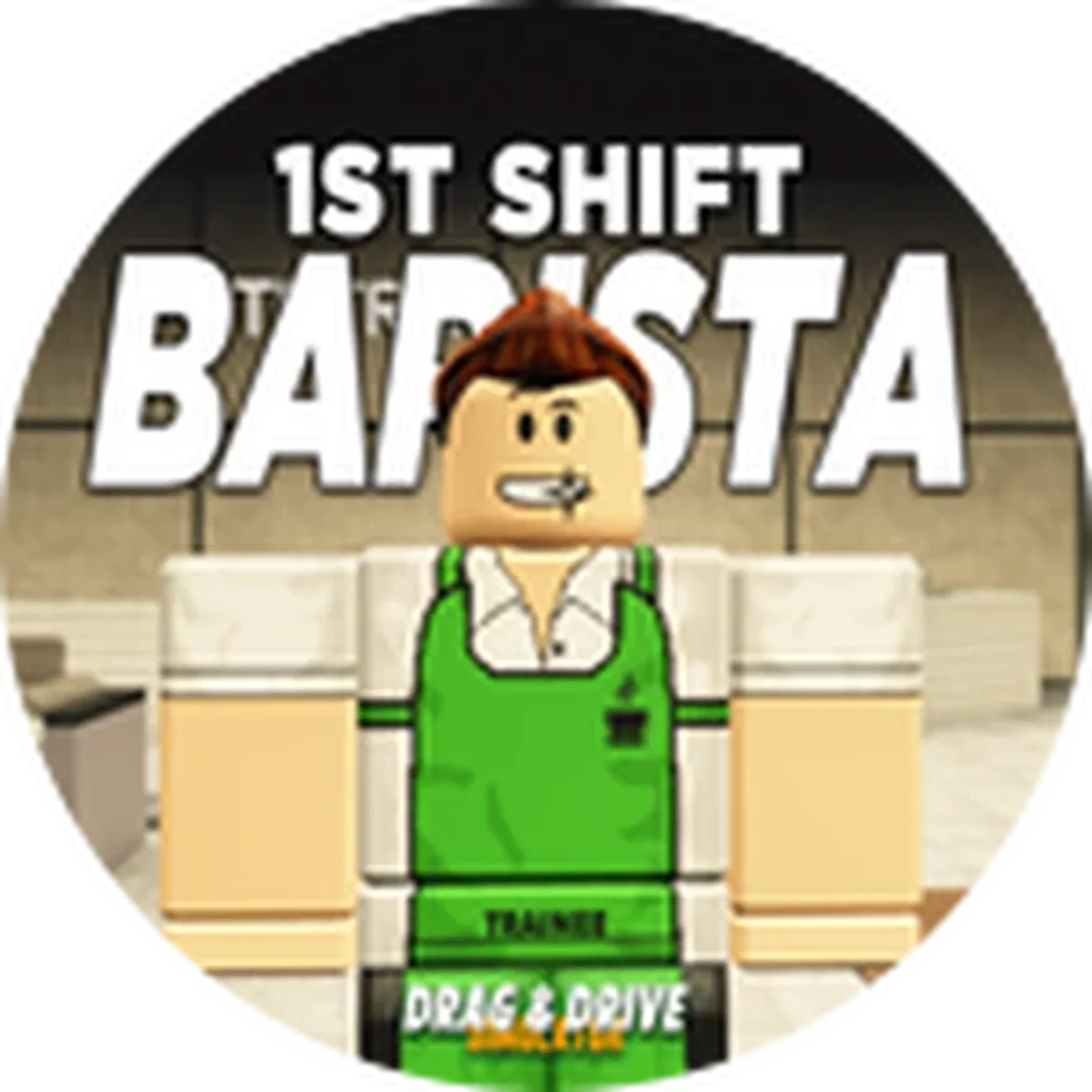 ไอคอน Badge Barista Job: First Shift! ของ Drag Drive Simulator