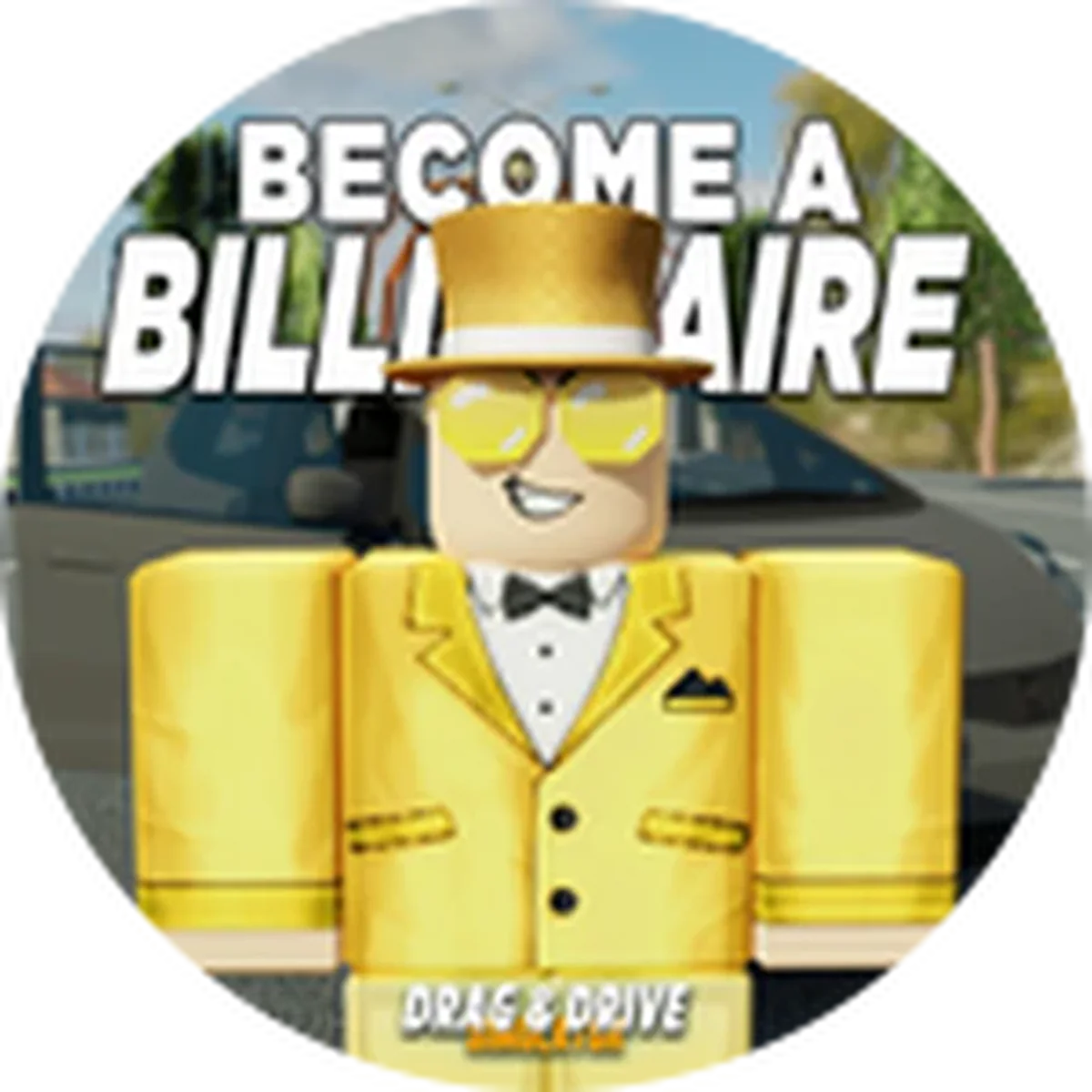 ไอคอน Badge Billionaire: Earning the First 1B! ของ Drag Drive Simulator
