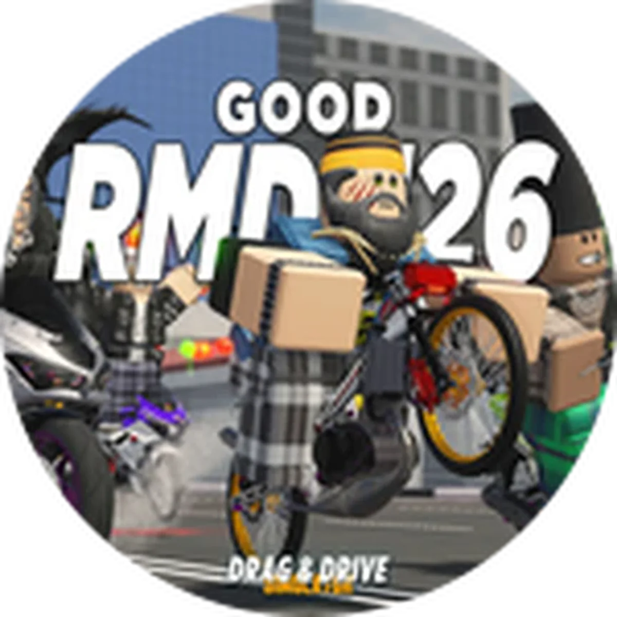 ไอคอน Badge Good Ending: Ramadan x LNY Event 2026! ✨ ของ Drag Drive Simulator