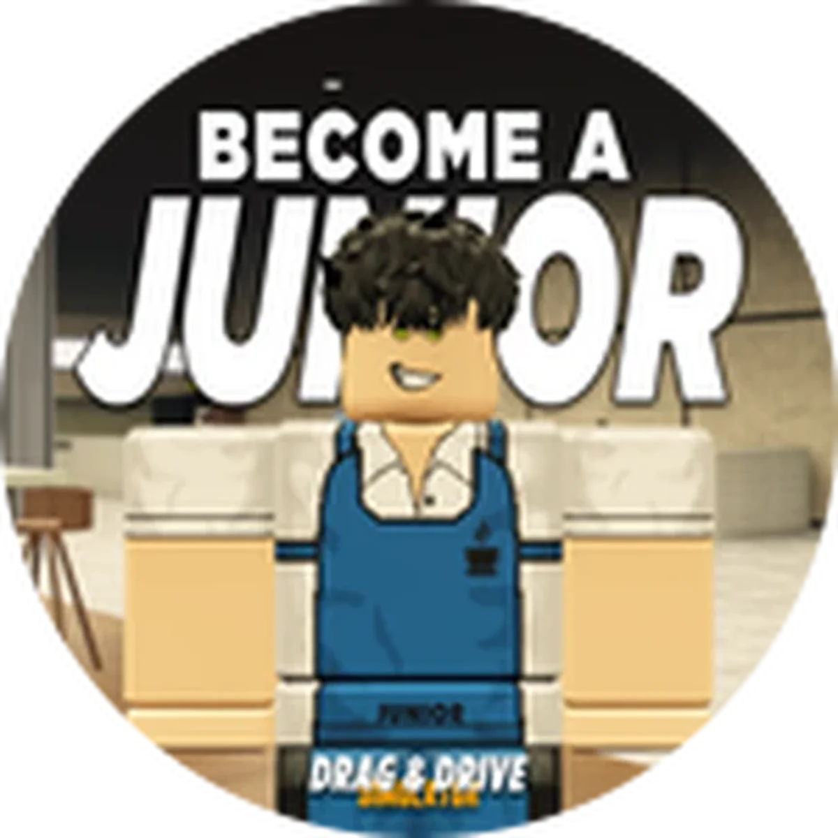ไอคอน Badge Junior Barista: First Promotion! ของ Drag Drive Simulator