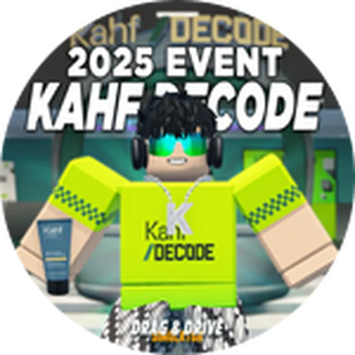 ไอคอน Badge Kahf Decode Event x Drag Drive Simulator! ของ Drag Drive Simulator