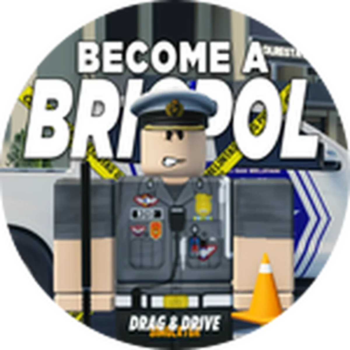 ไอคอน Badge Brigpol: Advanced Rank in Police Job! ของ Drag Drive Simulator
