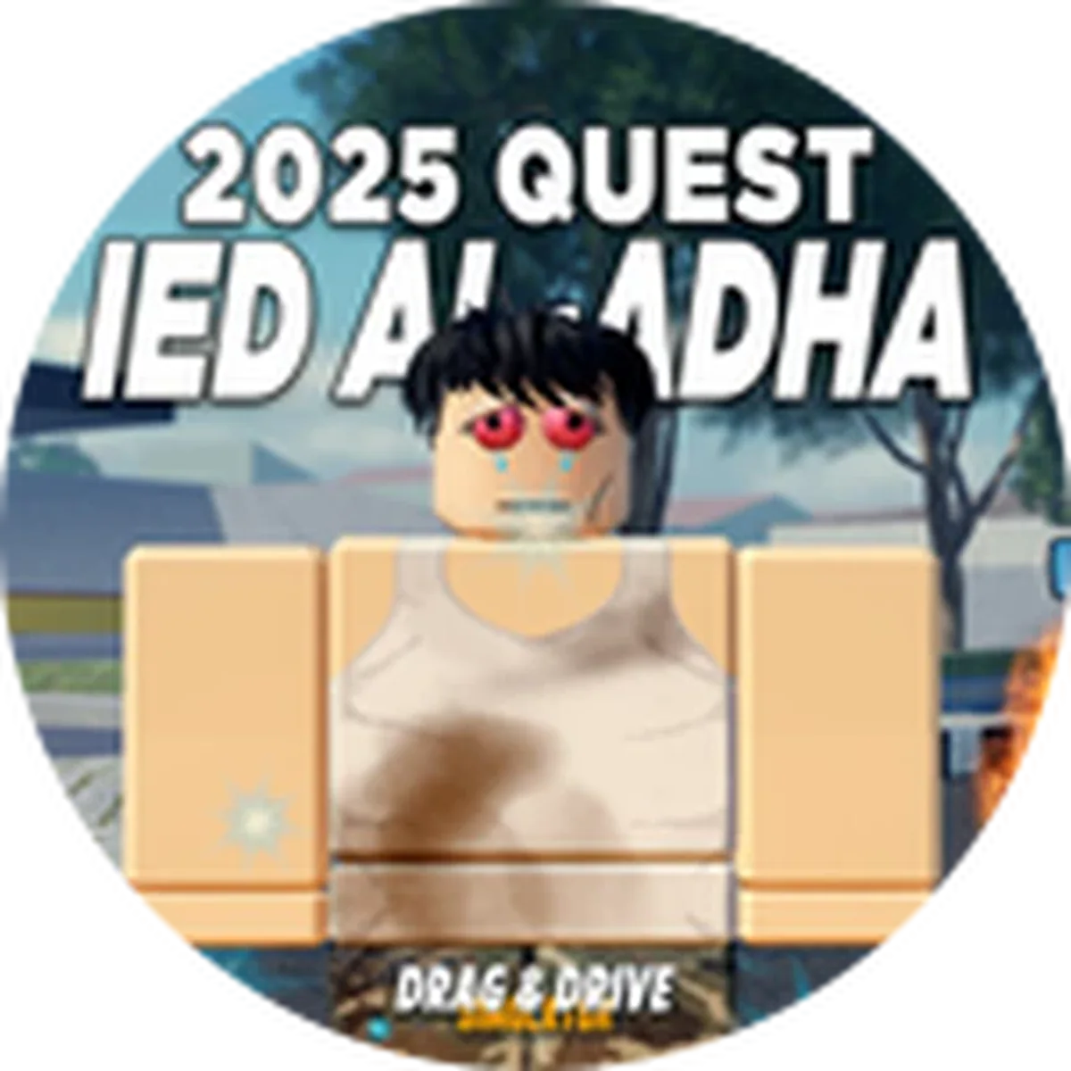 ไอคอน Badge Lost Cow Savior: Eid Al-Adha Event 2025! ของ Drag Drive Simulator