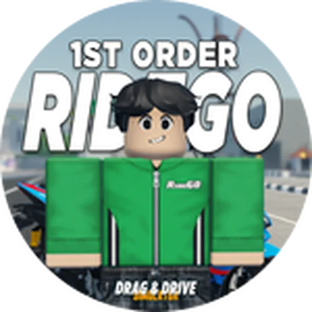 ไอคอน Badge RideGO Job: First Order! ของ Drag Drive Simulator